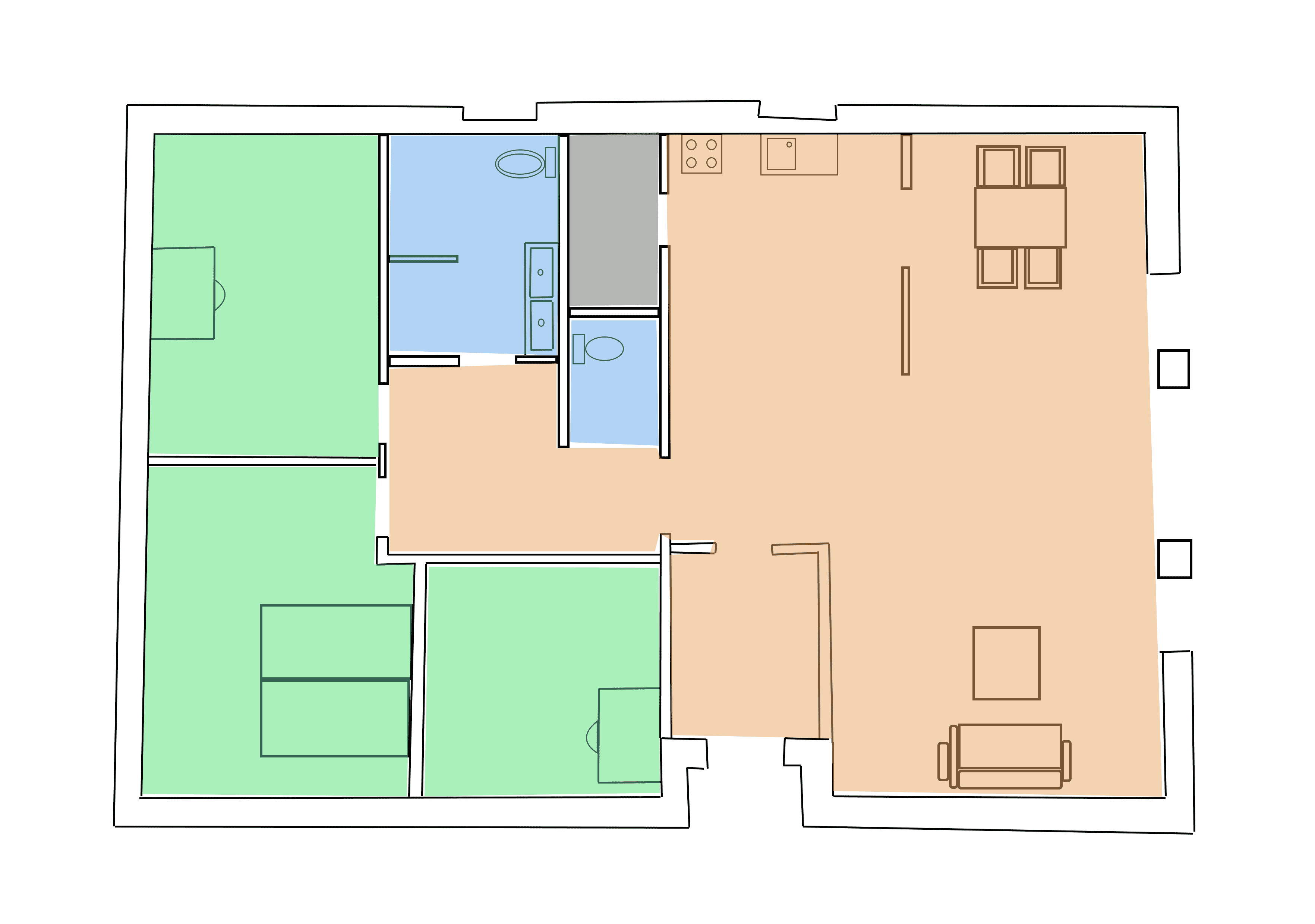 Rodinný dom, novostavba Bungalov, Kláštor pod Znievom. - 4