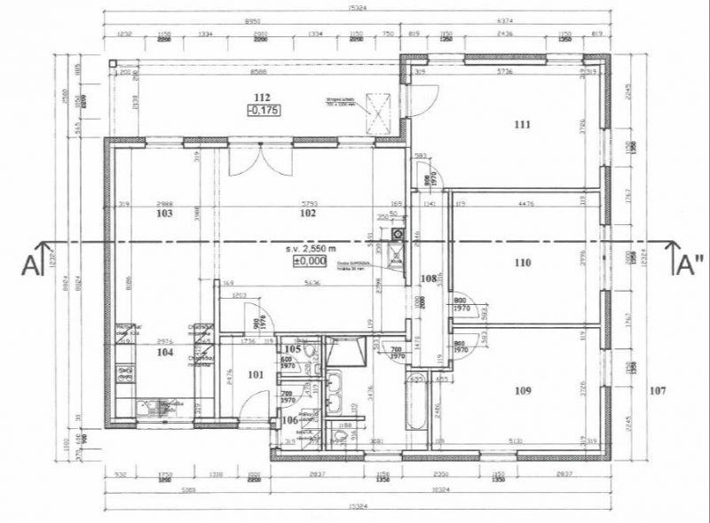 Priestranný rodinný dom - Bungalov, Košťany nad Turcom. - 5